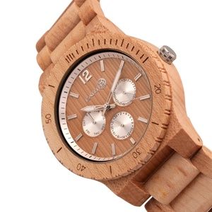 NWT Multi-Function All Wood Bracelet Watch